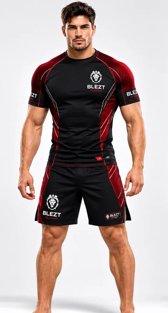 BLEZT Crimson Force Rashguard